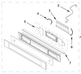 Jjw2424hm0 Whirlpool W11510271 New Oem User Interface Number #5 On Diagram For