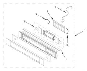 W11594228 Whirlpool New Oem Kitchenaid Wall Oven Console