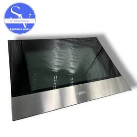 W11499216 Whirlpool W11653626 Wall Oven Door Outer Panel Stainless