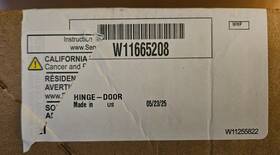 W11665208 Whirlpool Oven Door Left Hinge Open Box