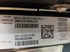 Weg515s0ls4 Whirlpool Genuine Range Oven Control Board # W11520693