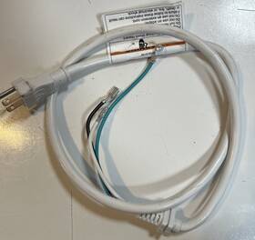 Wmh31017hs10 Whirlpool Oem Microwave Ob Power Cord W10708076