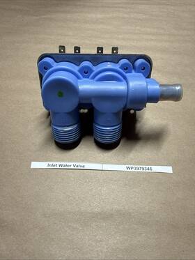Wp3979346 Whirlpool Washer Inlet Water Valve Wp3979346 Whirlpool Washer Inlet Water Valve
