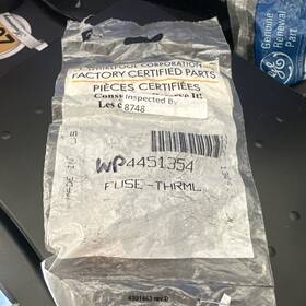 Wp4451354 Whirlpool New In Sealed Bag Genuine Wall Oven Thermal Fuse