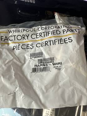 Wp4456901 Whirlpool New In Sealed Bag Oem Genuine Cooktop Wire Harness