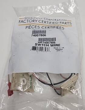 Wp74007806 Whirlpool Range Switch Wire