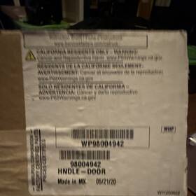 Wp98004942 Whirlpool Oven Door Handle Oem Replacement
