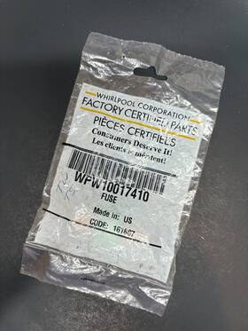 Wpw10017410 Whirlpool Range Oven Fuse
