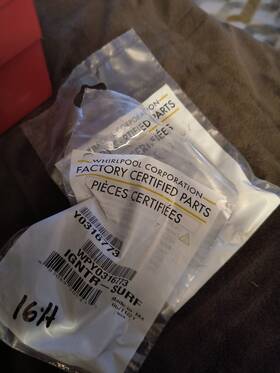 Wpy0316773 Whirlpool New Pair Of Genuine Oem Oven Range Surface Burner Igniter