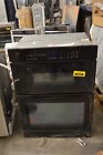Woc54ec0ab Whirlpool Black Microwave Combo Wall Oven Nob Hrt