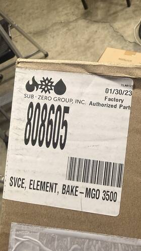 808605 Wolf Bake Element Mgo 3500 Oem Replacement Parts