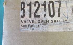 812107 Wolf Oven - Safety Valve Oem Part New Open Box
