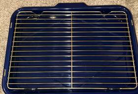 819377 Wolf Blue Enamel Premier Professional Broiler Pan Original 18.5 Inch X 14.25