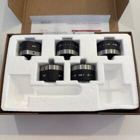 826985 Wolf New Sub Zero Gas Cooktop Oem Factory Set Of 5 Replacement Knobs #826985