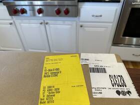 827313 Wolf Range Brand New Black Knob Kit #827313 For 30 Inch Or 36 Cooktop