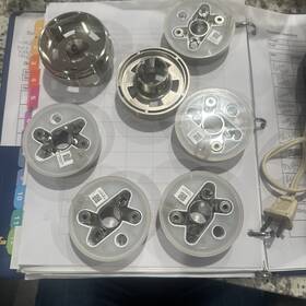 Df48-df60 Wolf Selector Bezel Stainless Look - Models Open B 7 Pc Total