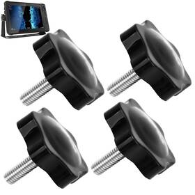 000-10467-001 Xinke 4bb-lw001ls 4 Pcs Bracket Knob Compatible With Lowr-ance B&g Black