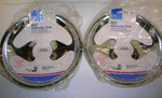 2 Ekco Chrome Drip Reflector Pans Set Burner Bowls Universal Electric Range 8". Fixed Price $6.95.