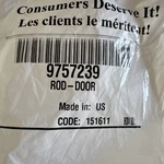 9757239 Whirlpool Range Oven Light Switch Rod; E6-5-8. Fixed Price $37.61.
