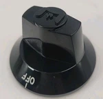 Wolf Range Stove Knob Black Kip 5B77 Off High. Fixed Price $53.19.