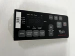 Genuine Whirlpool Range Control Board W/ Black Overlay 9761112. Fixed Price $172.00.