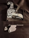 Refrigerator Upper And Lower Door Hinge Cover Set GNE25JYKHFFS. Fixed Price $19.00.