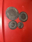 Frigidaire Range, Burner Cap Set Of # 316213505 316219905 316206604 316271904. Fixed Price $65.46.