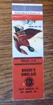Bruce's Sinclair Gas Station Matchbook Cover: Mt. Union, Pa Empty Matchcover A20. Fixed Price $5.98.