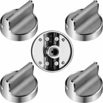 *5-PACK* For Whirlpool Oven Range Knob Kit Stainless Steel (W105944481). Fixed Price $23.79.