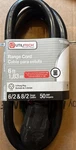 Utilitech 6-FT 4-PRONG Black Range Appliance Power Cord Item #118694 Heavy Duty. Fixed Price $12.00.