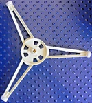 Frigidaire Electrolux 5304467717 Microwave Glass Turntable Tray Support - White. Fixed Price $39.99.