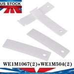 Dryer Bearing Slides Front-drum Glide Kit Ge Replacement WE1M1067(2)+WE1M504(2). Fixed Price $5.95.