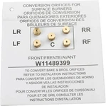 For Whirlpool Range Oven Surface Burner Orifice Conversion Kit W11489399. Fixed Price $31.95.