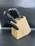 Berghoff Knife Set And Block With Small Cutting Boards - Read/see. Fixed Price $109.99.
