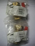 Jmf 3/4" Brass Lever Handle Gas Ball Type Valve R602FXF 2-PC Lot. Fixed Price $18.00.