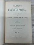 Antique 1885 Chambers's Encyclopaedia Illustrated Vol Iv Hard Cover. Fixed Price $25.99.