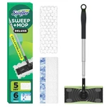 Swiffer Sweep Mop Deluxe 2-IN-1 Multi-surface Kit For Floor Cleaning, Includ.... Fixed Price $38.07.