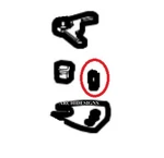 New Genuine/oem Viking Pin, Door Stop Part #044374-000. Fixed Price $84.00.