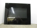 Thermador Range Door Glass (scratches) 26 3/4" X 21 Part# 00142830. Fixed Price $195.00.