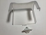 Whirlpool Range Hood W11230100 Cover Light & W10386347 Latch Filter UXT4236ADS2. Fixed Price $29.99.