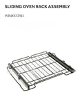 New Oem Ge Sliding Oven Rack Assembly - WB48X32941. Fixed Price $120.00.