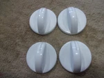 Genuine Whirlpool Oven Knob Set White 9757132 Of 4 Kip 5D58. Fixed Price $18.50.