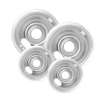 Cozzivita 4PIECE Drip Pans Set Compatible With Ge Stoves Chrome Finish Elec.... Fixed Price $25.79.