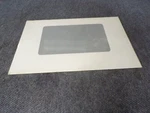 WB36X5783 Range Oven Outer Door Glass Bisque 29 5/8" 18 3/4". Fixed Price $65.00.