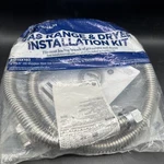 General Electric Gas Range & Dryer Installation Kit 48" Stainless Steel. Fixed Price $13.99.
