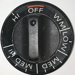 Range Knob (black) - Part# 164D2164P01 New Old Stock (nos). Fixed Price $10.00.
