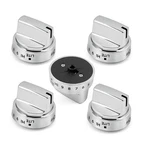 Anniparts WB03X24818 Kip 5G92 Stove Cooktop Knobs, Silver. Fixed Price $41.05.