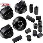 Jetec 4 Pack Control Knobs Replacement With 12 Adapters For Oven/stove/range,. Fixed Price $14.47.
