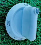 Oem Burner Control White Knob# Kip 5D83 From Magic Chief Stove Model# CGR1425ADW. Fixed Price $17.00.