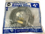 Jmf Universal Range Cord 4' New In Package 3 Wire 40 Amp. Fixed Price $14.77.